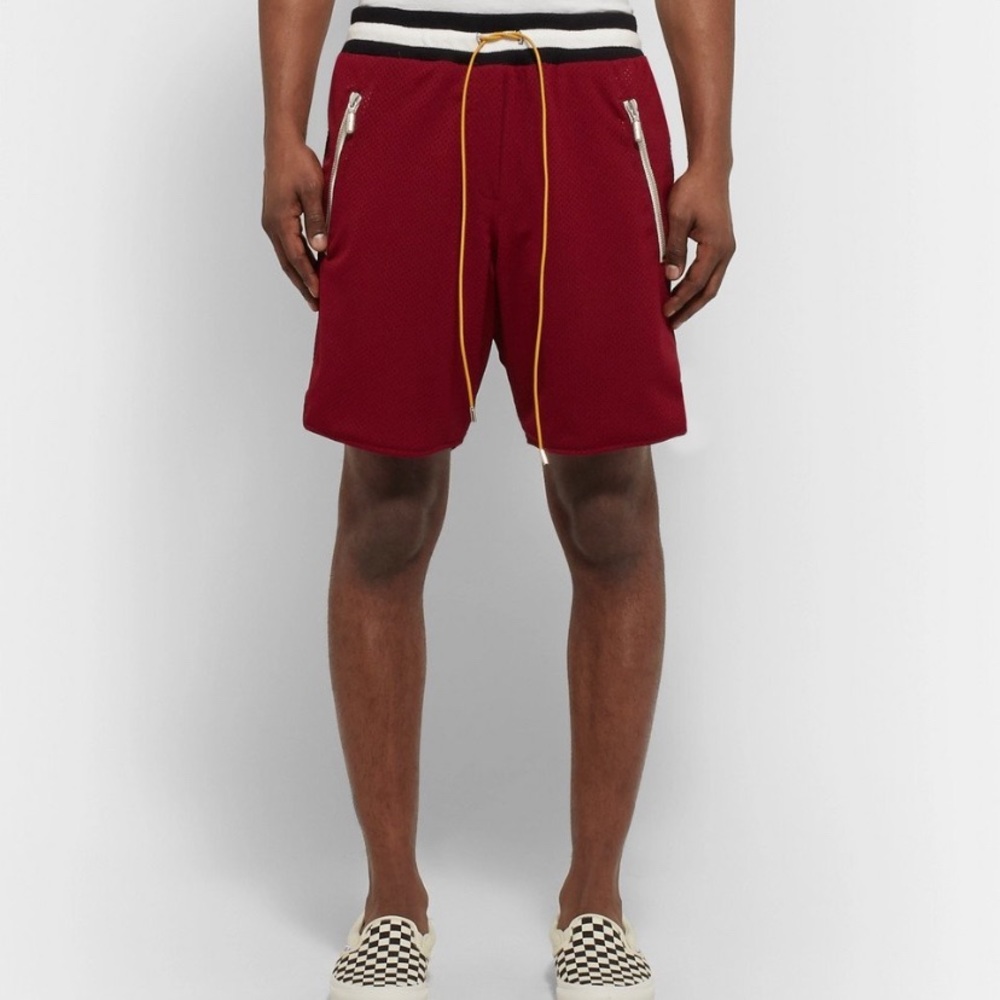 [SOLD] Rhude - Wide-Leg Nylon-Mesh Shorts